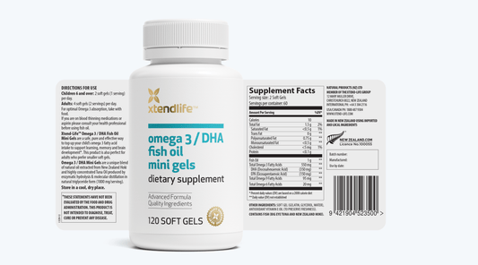 Omega 3 / DHA Fish Oil Mini Gels