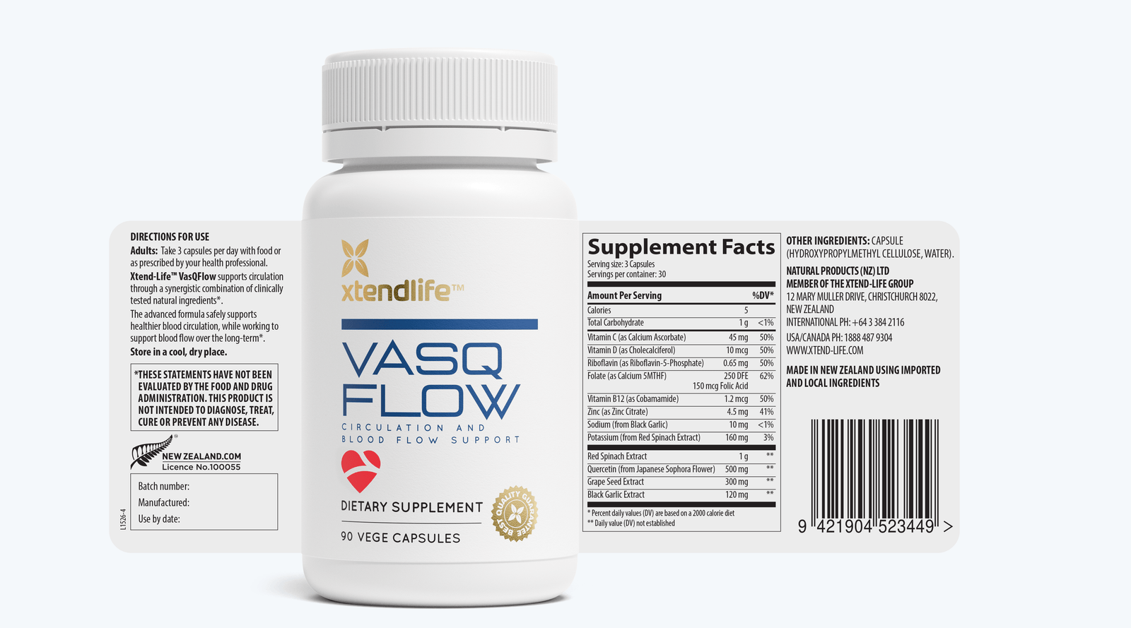 VasQFlow - Nitric Oxide Booster