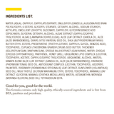 The ingredients list for Nourishing Day Cream